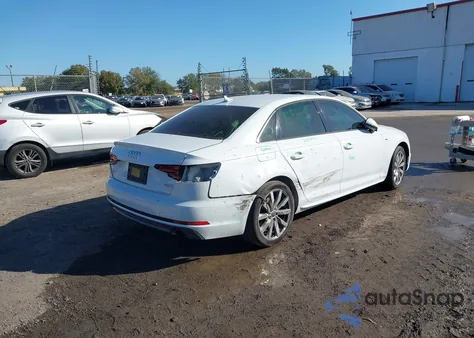 2018 Audi A4 2.0T Ultra Premium from USA, damaged, VIN WAUKMAF46JA039066